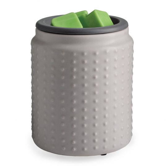 Gray Hobnail Flip Dish Fragrance Warmer