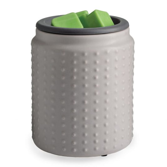 Gray Hobnail Flip Dish Fragrance Warmer