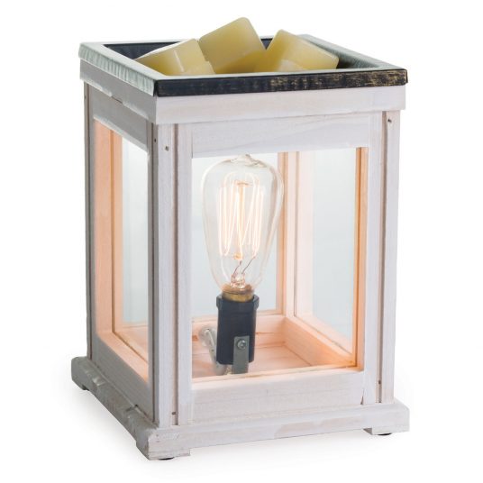 Weathered Wood Vintage Bulb Illumination Fragrance Warmer