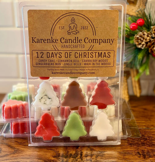 12 Days of Christmas Wax Melts